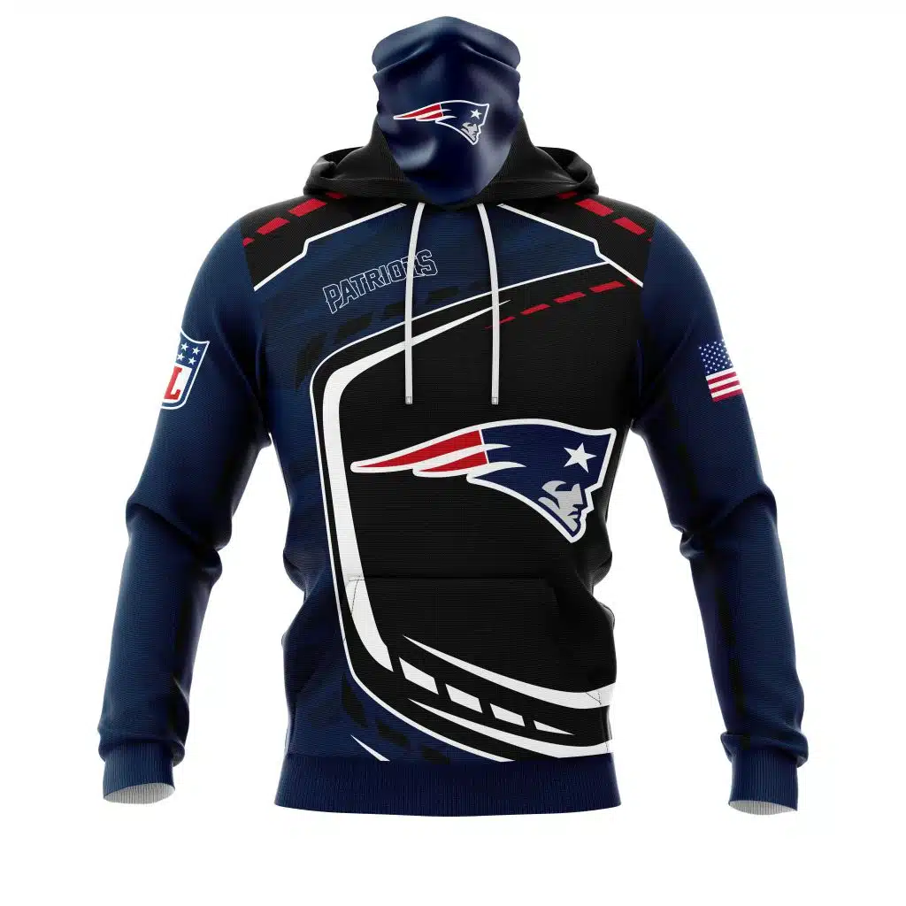 Hoodie Mask New England Patriots | Custom Name | Limited Edition