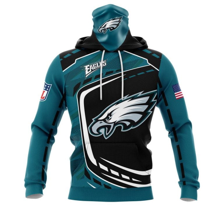 Hoodie Mask Philadelphia Eagles | Custom Name | Limited Edition