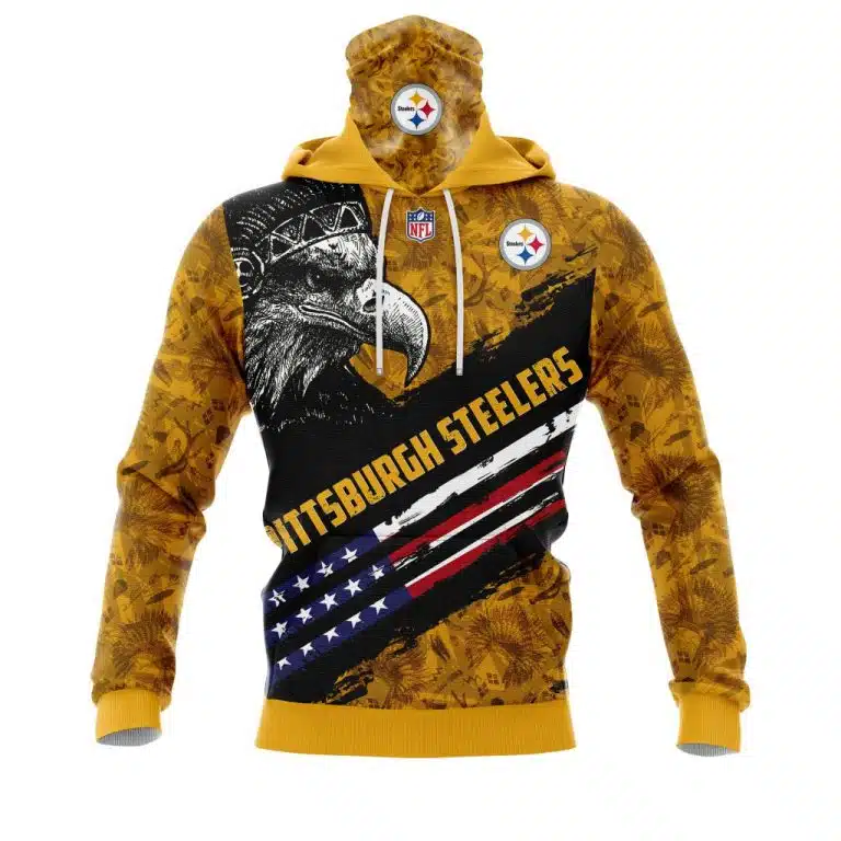 Hoodie Mask Pittsburgh Steelers | Custom Name | Limited Edition