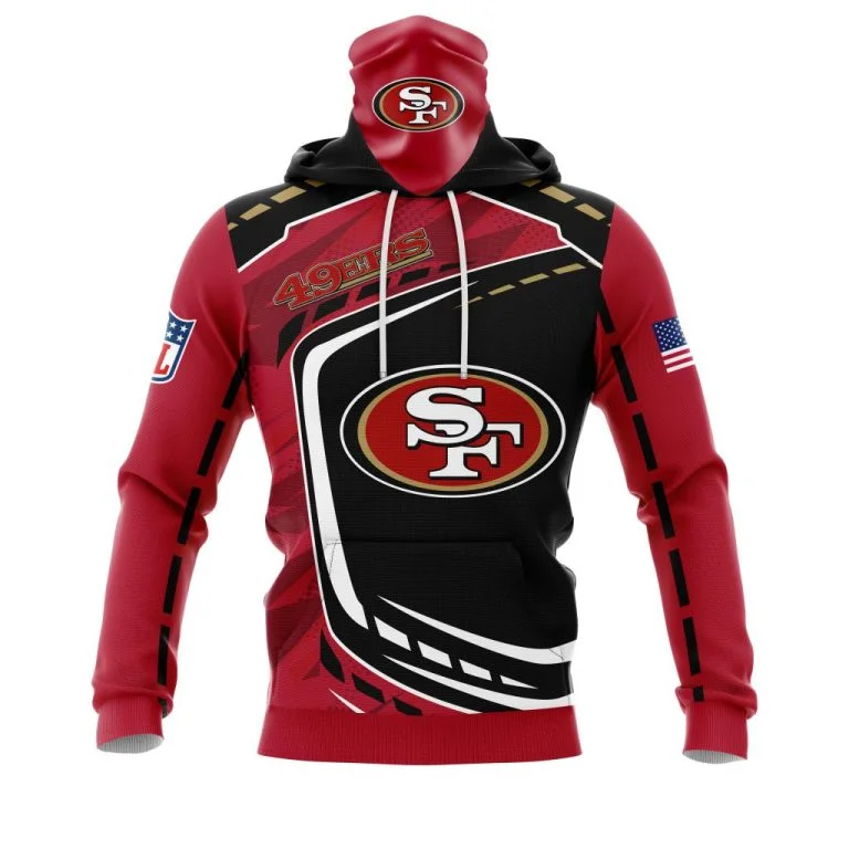 Hoodie Mask San Francisco 49ers | Custom Name | Limited Edition