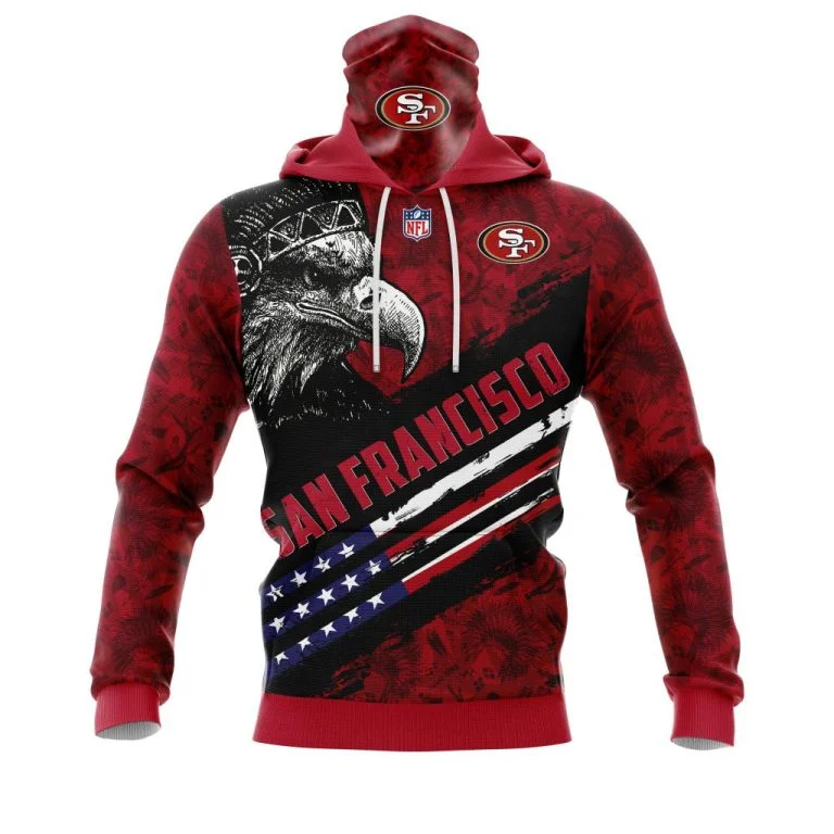Hoodie Mask San Francisco 49ers | Custom Name | Limited Edition