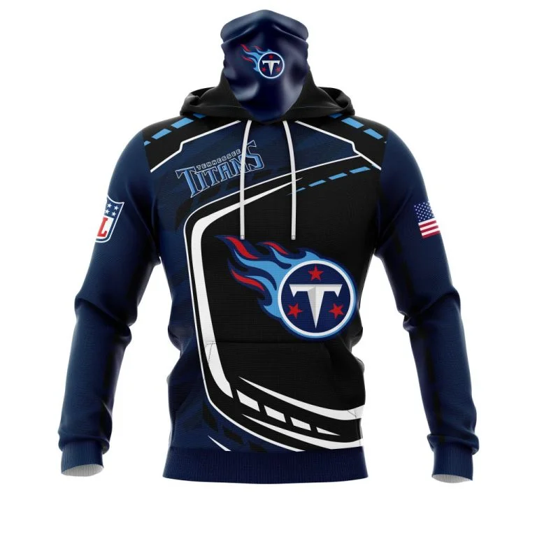 Hoodie Mask Tennessee Titans | Custom Name | Limited Edition