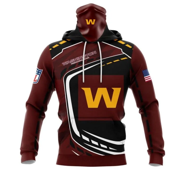 Hoodie Mask Washington Commanders | Custom Name | Limited Edition