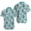 Combo Miami Dolphins Button-Up Shirt & Men Shorts YL97