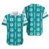 Combo Miami Dolphins Button-Up Shirt & Men Shorts KG56