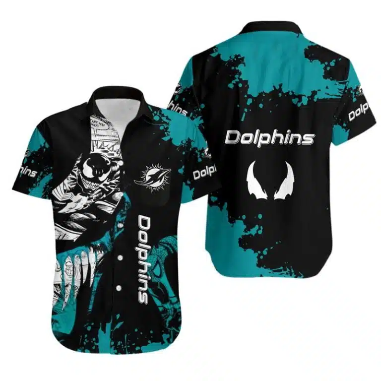 Miami Dolphins Button-Up Shirt CJ87