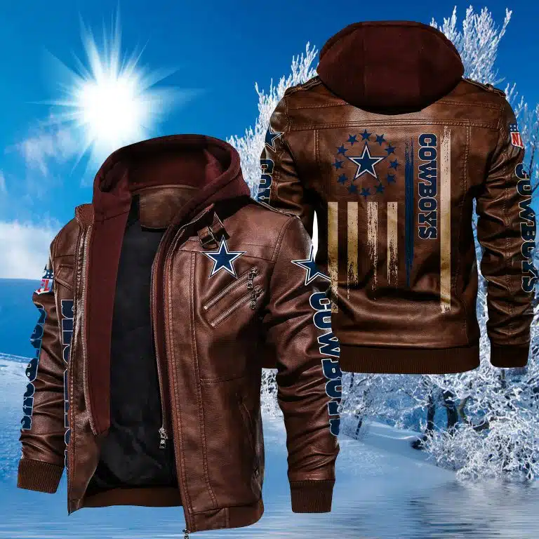 Dallas Cowboys Leather Jacket RY49 - Image 2