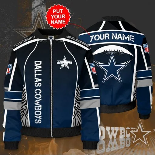 Customize Your Name Dallas Cowboys Bomber Jacket KG29