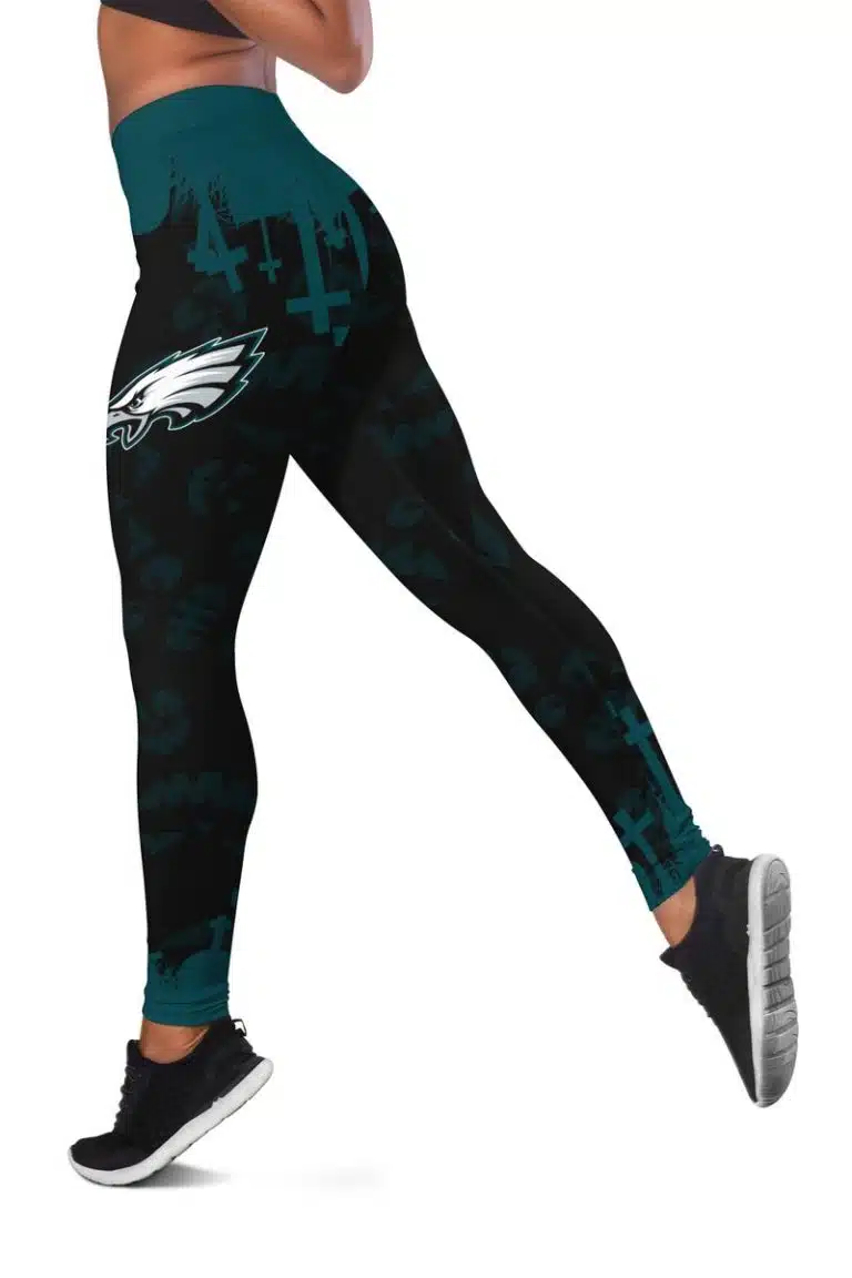 Philadelphia Eagles Women's Criss Cross Tank Top & Legging US89 - Image 3