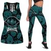 Philadelphia Eagles Women's Criss Cross Tank Top & Legging RH91