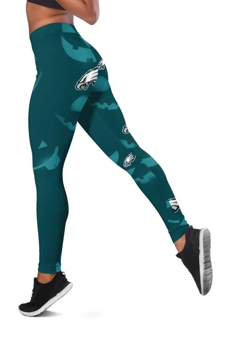 Philadelphia Eagles Women's Criss Cross Tank Top & Legging IW79 - Image 3