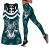 Philadelphia Eagles Women's Criss Cross Tank Top & Legging KW23