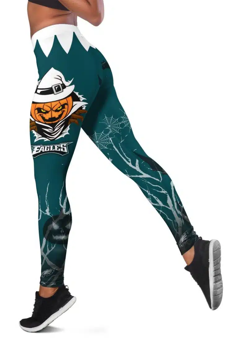 Philadelphia Eagles Women's Criss Cross Tank Top & Legging TU71 - Image 3