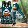 Philadelphia Eagles Women's Criss Cross Tank Top & Legging TU71