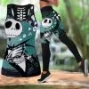 Philadelphia Eagles Women's Criss Cross Tank Top & Legging FK63