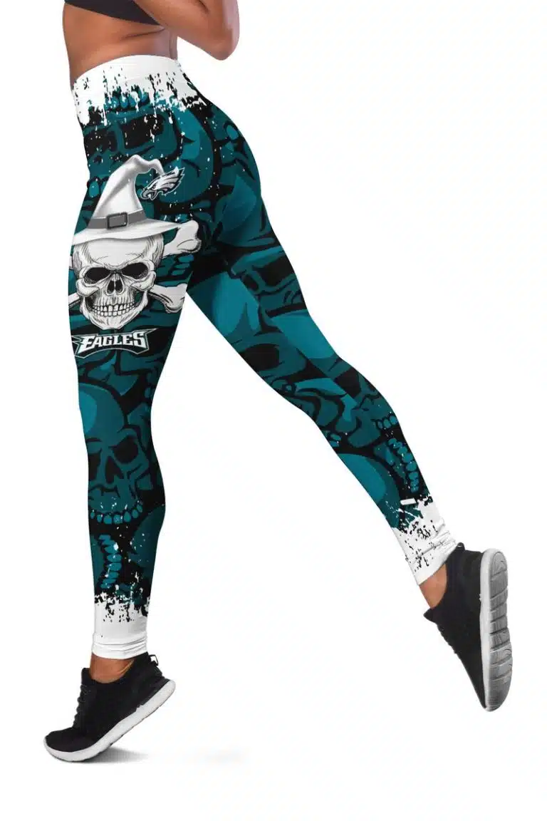 Philadelphia Eagles Women's Criss Cross Tank Top & Legging IR73 - Image 3