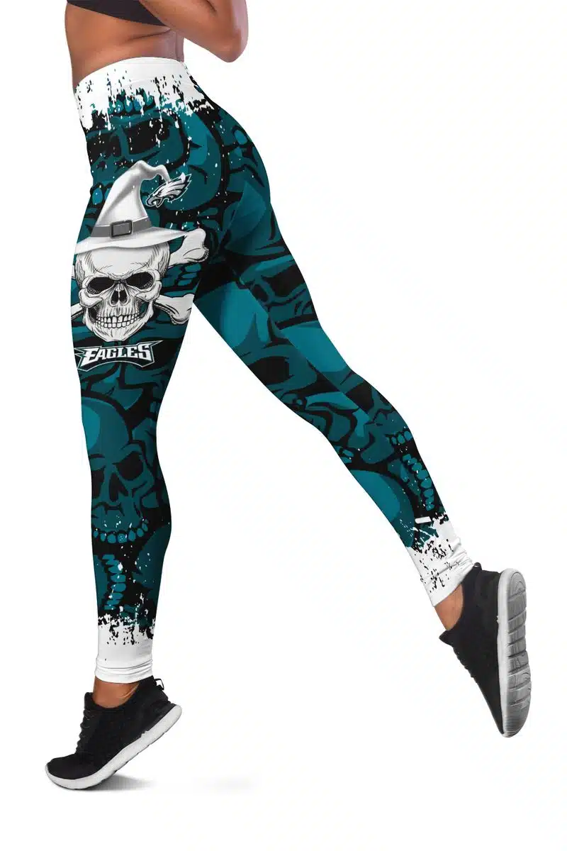 Philadelphia Eagles Women's Criss Cross Tank Top & Legging IR73 - Image 3