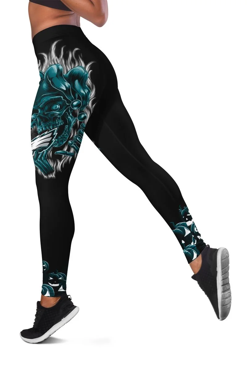Philadelphia Eagles Women's Criss Cross Tank Top & Legging KF43 - Image 3