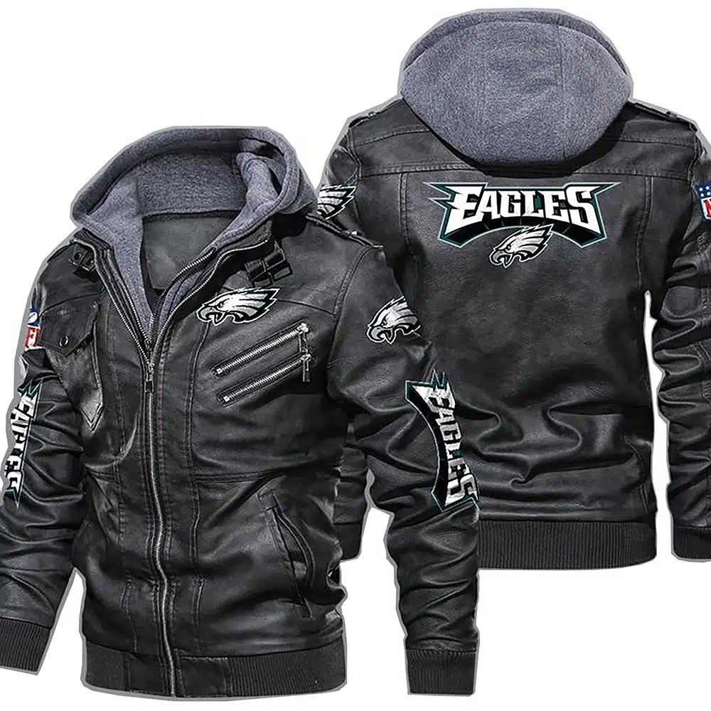 Philadelphia Eagles Leather Jacket BX19