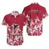 Combo Atlanta Falcons Button-Up Shirt & Men Shorts EL17