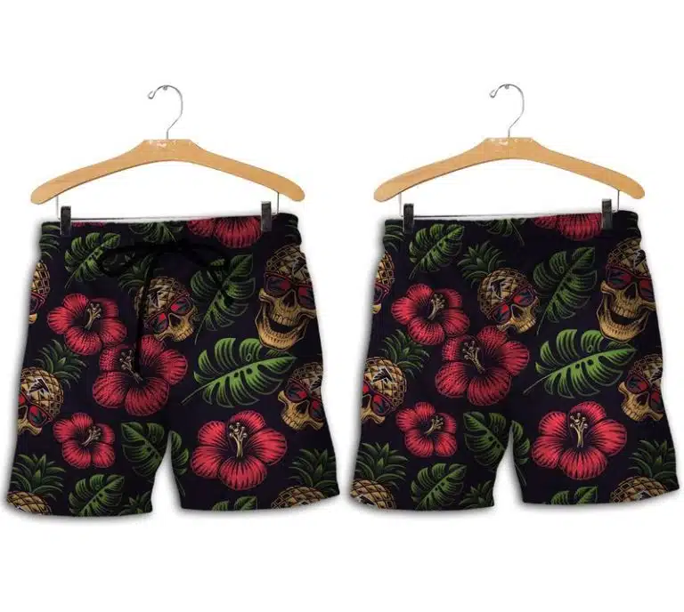 Combo Atlanta Falcons Button-Up Shirt & Men Shorts RI44 - Image 2