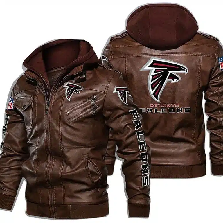 Atlanta Falcons Leather Jacket KF33 - Image 2