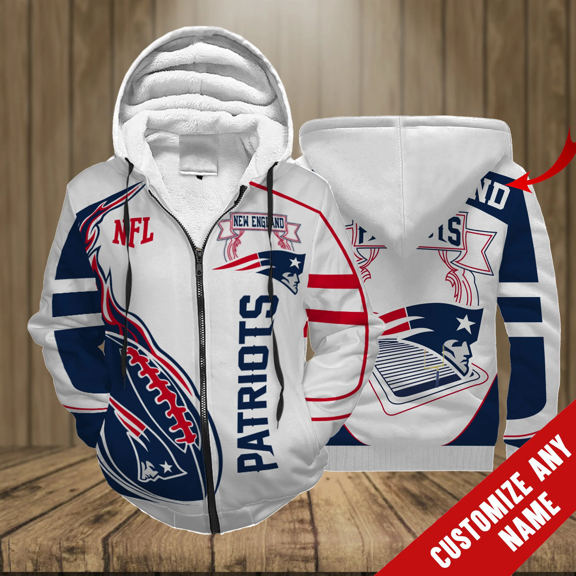 New England Patriots Fleece Hoodie QS71