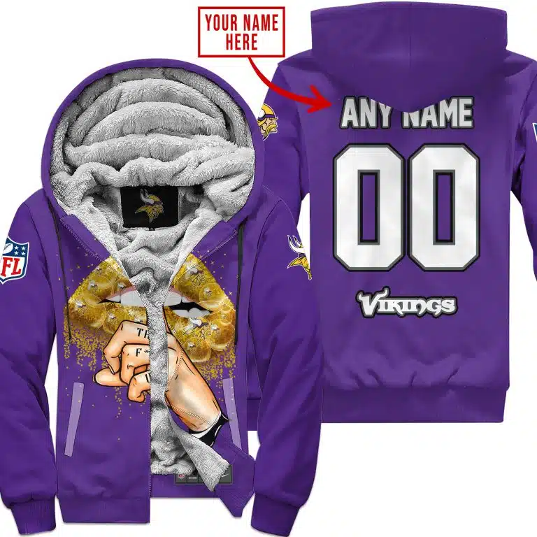 Shut The FCK Up | Minnesota Vikings | Custom Your Name - Image 2