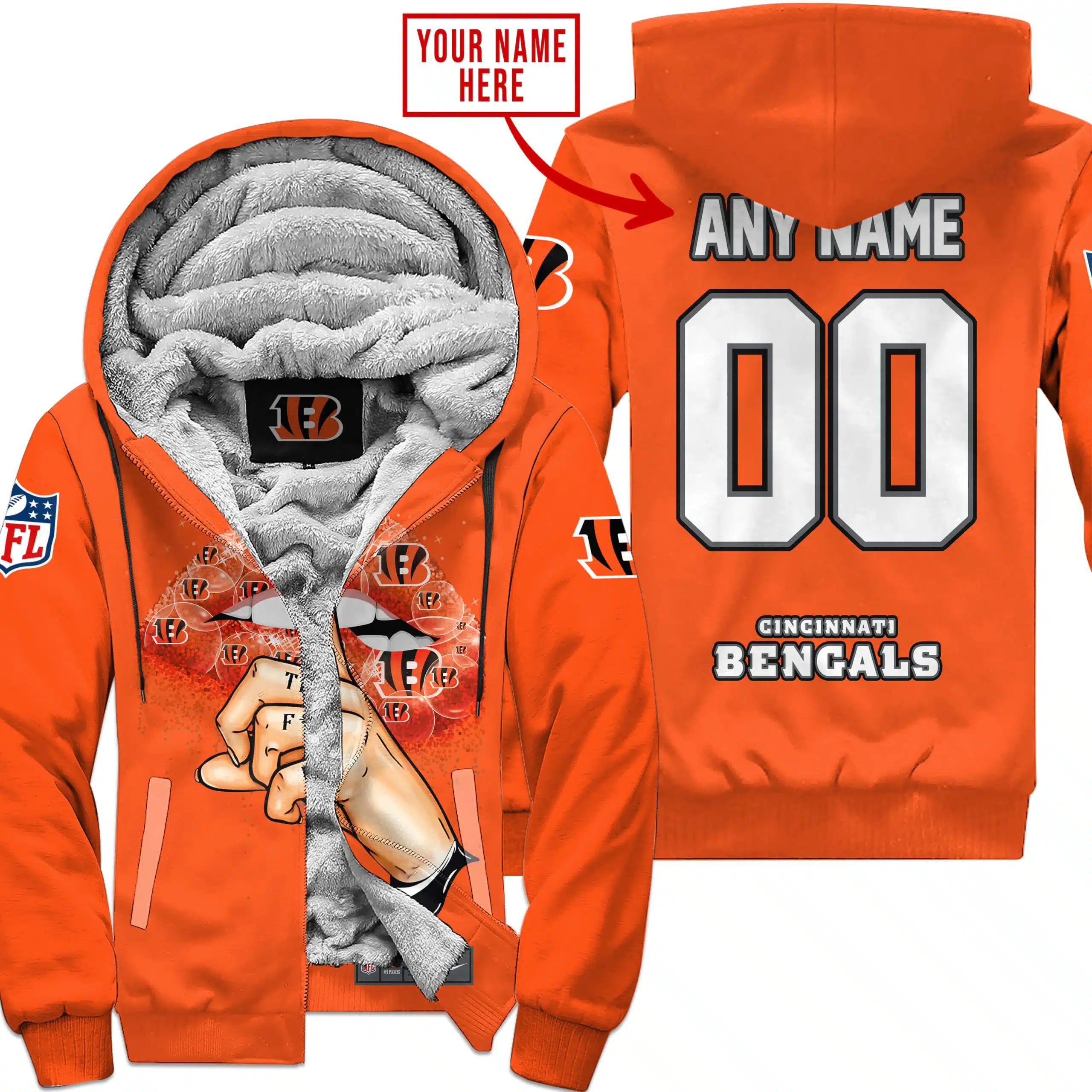 Shut The Fck Up | Cincinnati Bengals | Custom Your Name - Image 2