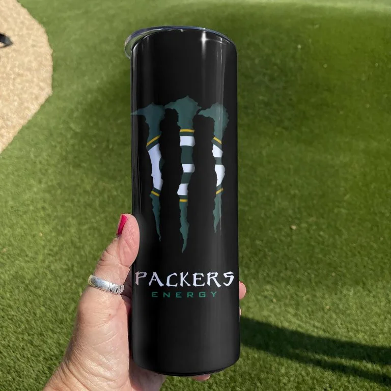 ΝFL12-Limited Green Bay Packers Skinny Tumbler Cup 20oz & 30oz - Image 3