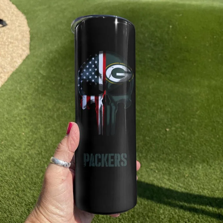 ΝFL12-Limited Green Bay Packers Skinny Tumbler Cup 20oz & 30oz - Image 3