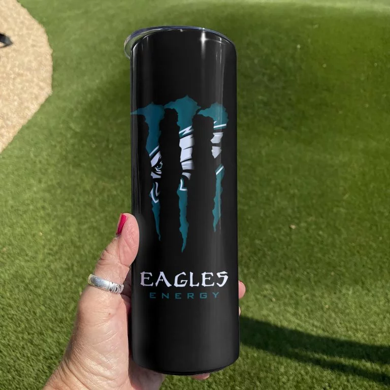 Νfl24-Limited Philadelphia Eagles Skinny Tumbler Cup 20oz & 30oz - Image 3
