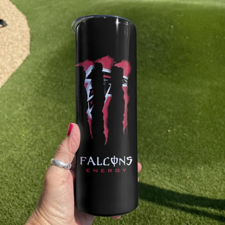 ΝFL02-Limited Edition Atlanta Falcons Skinny Tumbler Cup 20oz & 30oz - Image 4