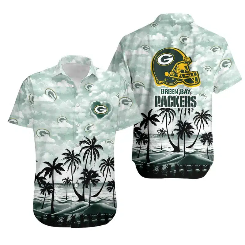 Green Bay Packers Button-Up Shirt LE44