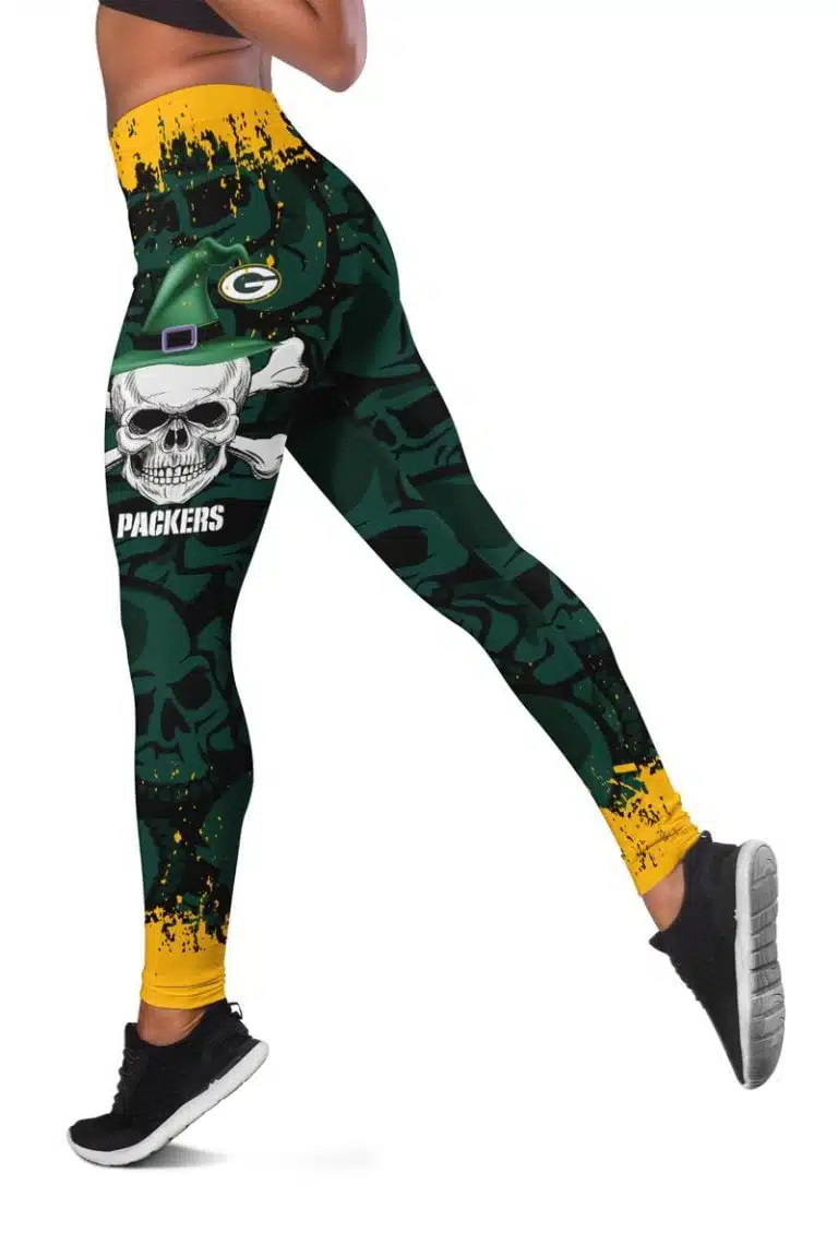 Green Bay Packers Women's Hollow Out Tank Top + Legging EY54 - Image 3