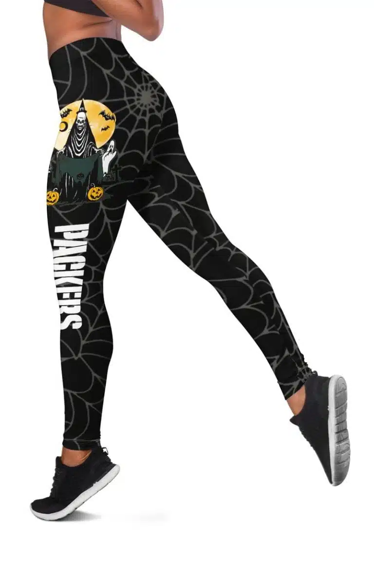 Green Bay Packers Women's Hollow Out Tank Top + Legging KE17 - Image 3