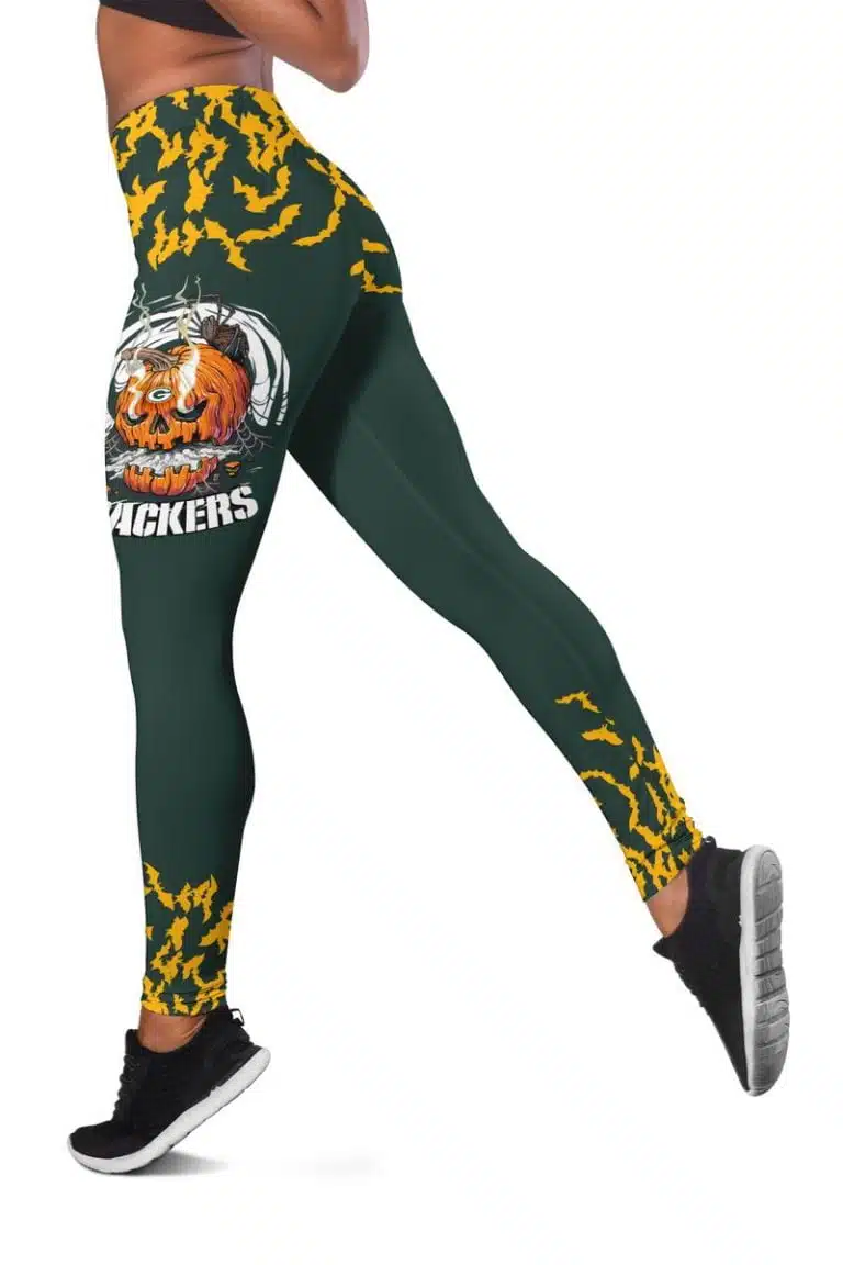 Green Bay Packers Women's Hollow Out Tank Top + Legging JT71 - Image 3