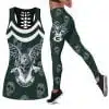 Green Bay Packers Women's Hollow Out Tank Top + Legging KY71