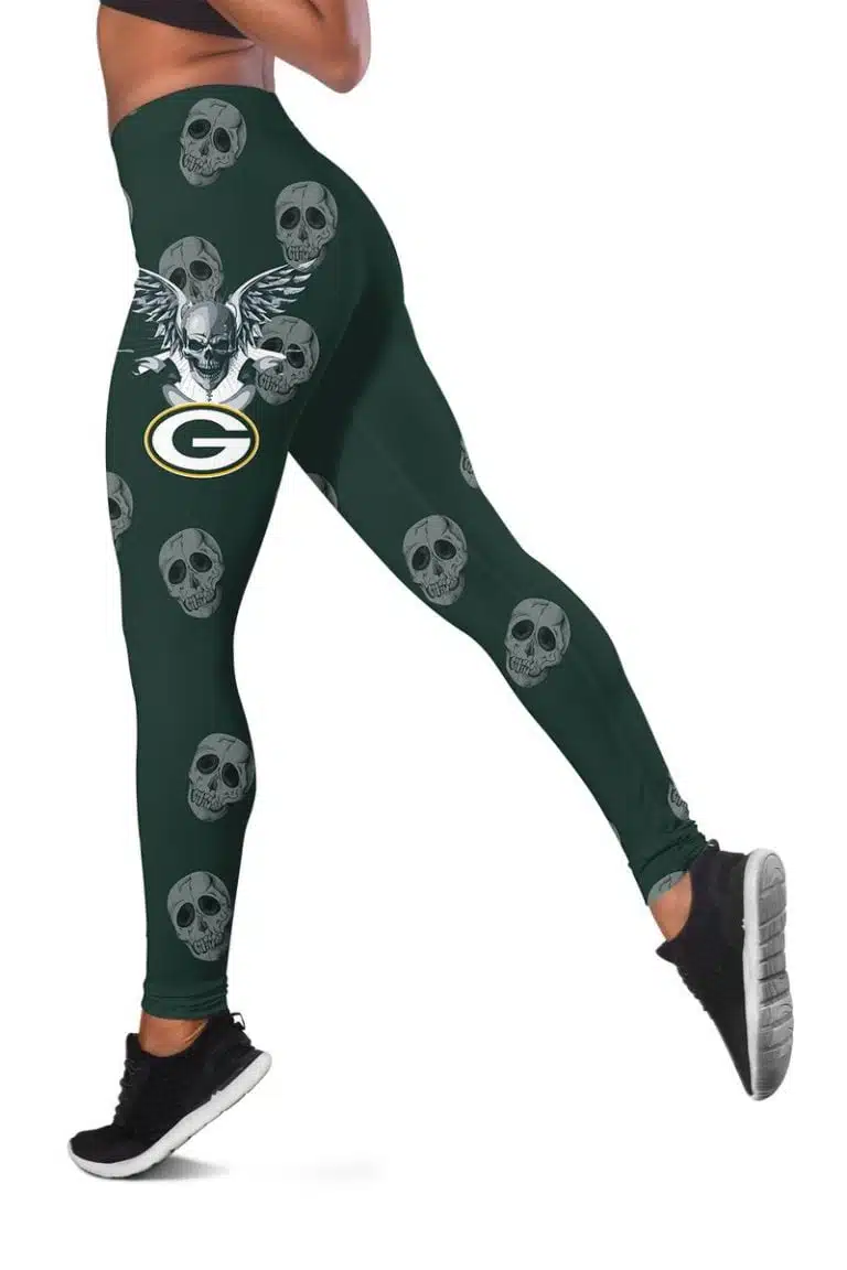 Green Bay Packers Women's Hollow Out Tank Top + Legging KY71 - Image 3