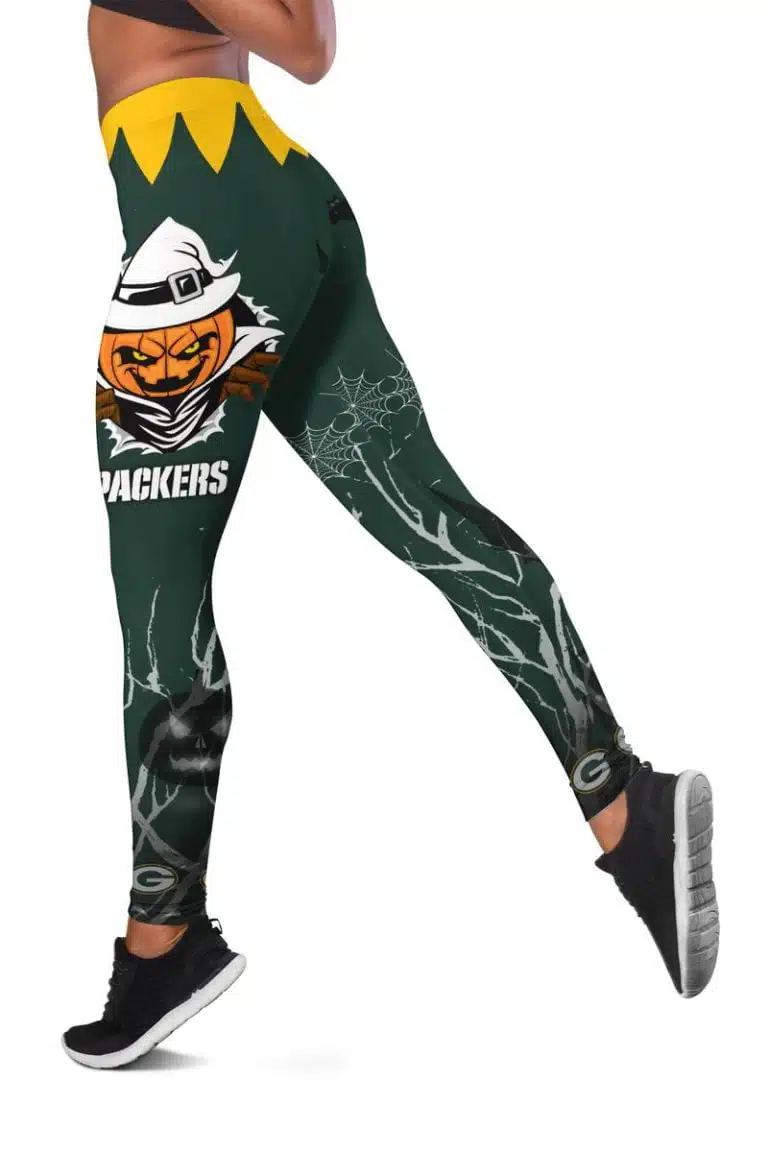 Green Bay Packers Women's Hollow Out Tank Top + Legging QT74 - Image 3