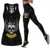 Green Bay Packers Women's Hollow Out Tank Top + Legging WE53