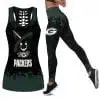 Green Bay Packers Women's Hollow Out Tank Top + Legging JG61