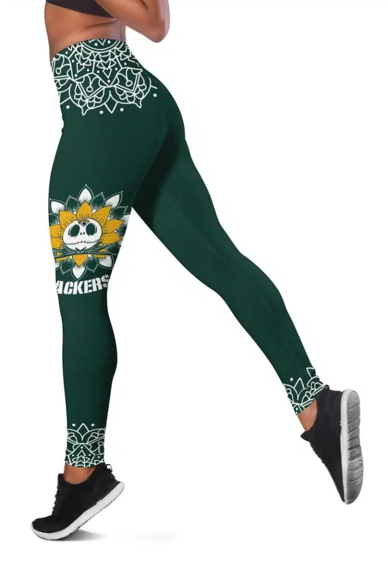 Green Bay Packers Women's Hollow Out Tank Top + Legging JE76 - Image 3