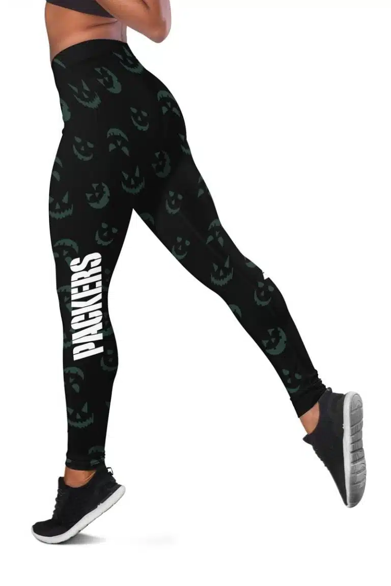 Green Bay Packers Women's Hollow Out Tank Top + Legging TF76 - Image 3
