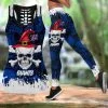 New York Giants Women's Hollow Out Tank Top + Legging TK76