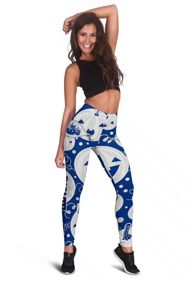 New York Giants Women's Hollow Out Tank Top + Legging LD43 - Image 3