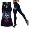 New York Giants Women's Hollow Out Tank Top + Legging IR76