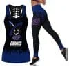 New York Giants Women's Hollow Out Tank Top + Legging IY76