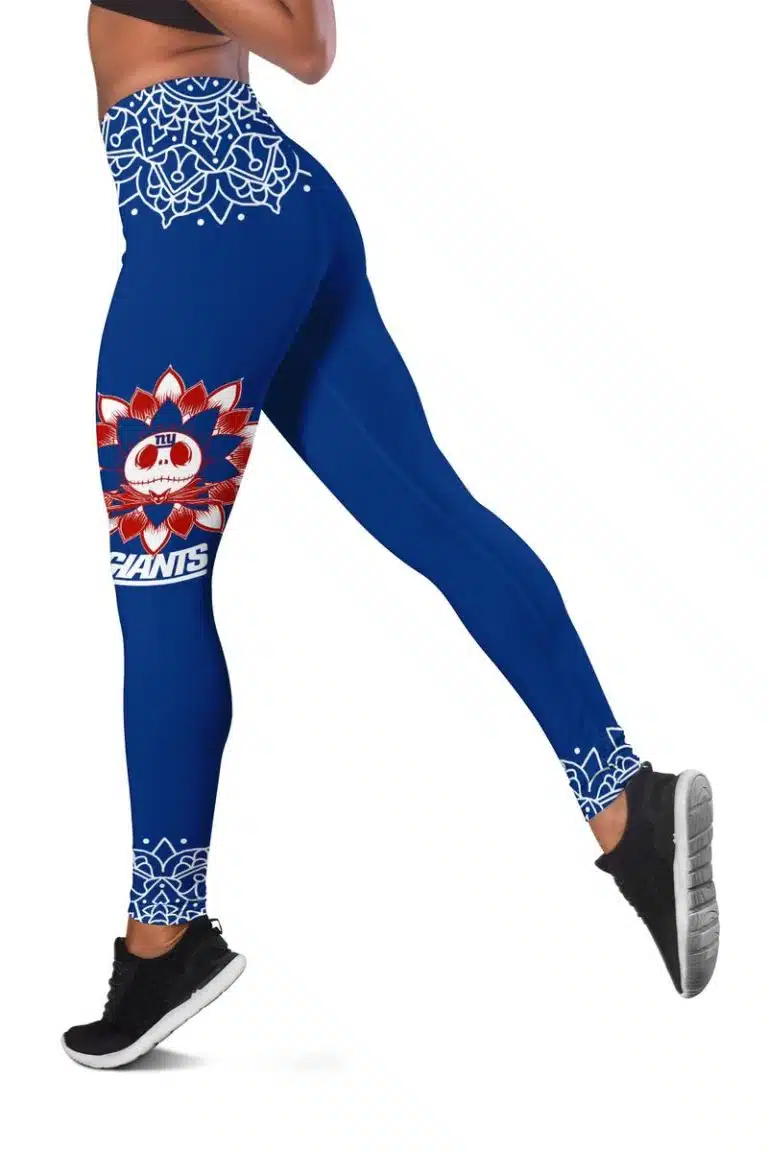 New York Giants Women's Hollow Out Tank Top + Legging KY96 - Image 3