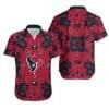 Combo Houston Texans Button-Up Shirt & Men Shorts KF81